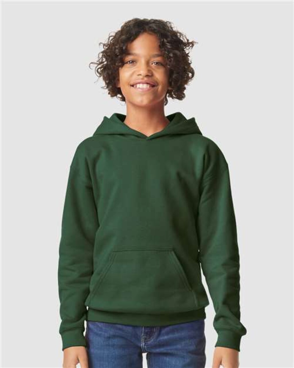 Gildan® Softstyle Youth Midweight Long Sleeve Hooded Sweatshirt